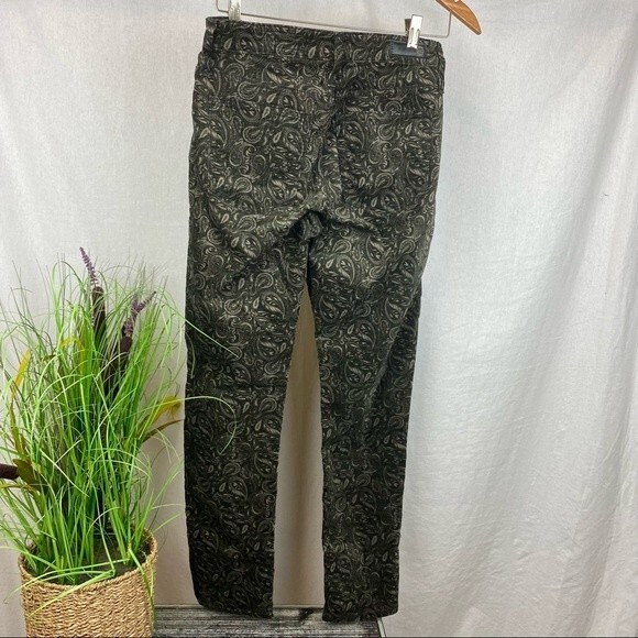 Adriano Goldschmeid Anthropologie Black & Gray Stevie Velvet Ankle Pants 29 - Picture 3 of 10